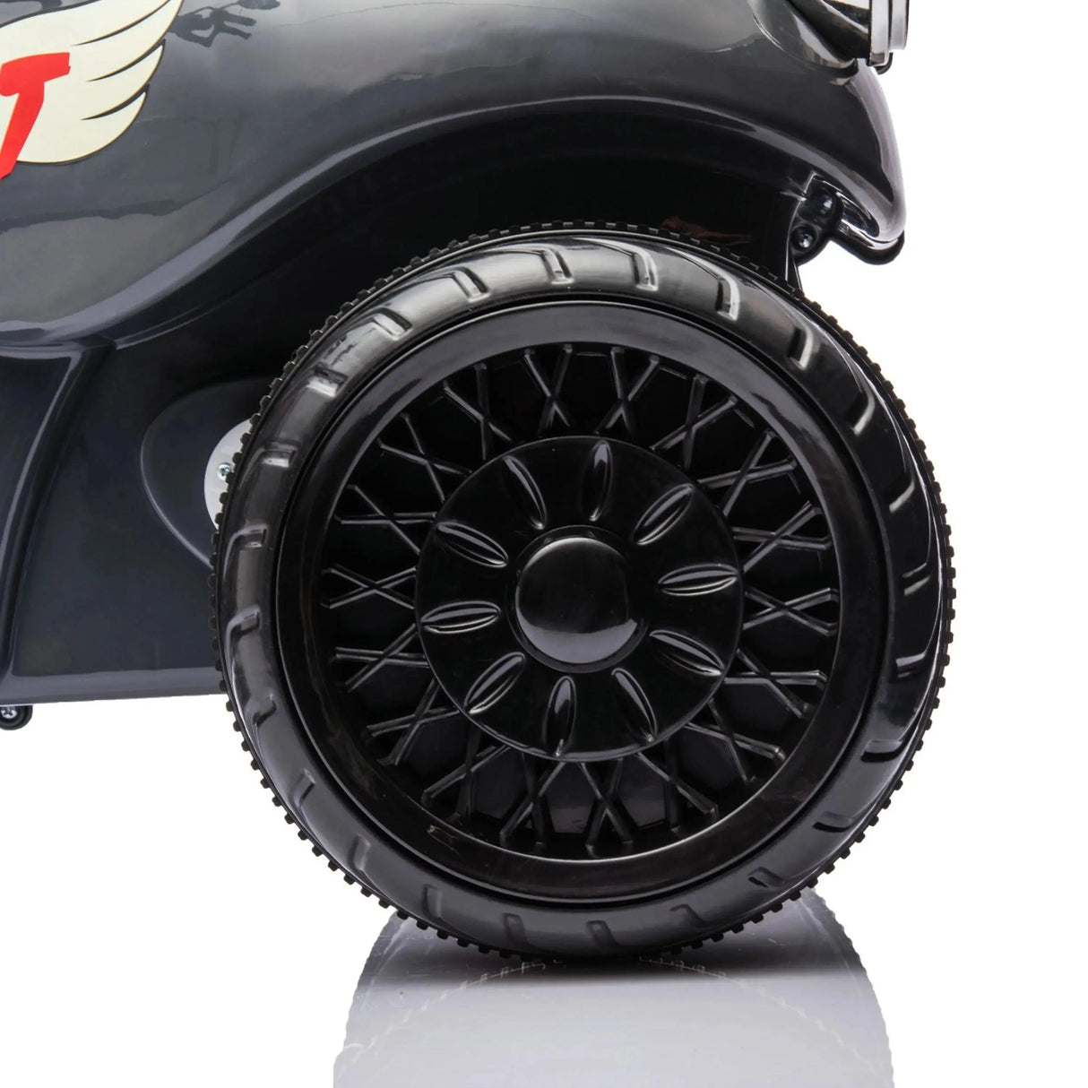 12V 35W Kids 3-Wheel Chopper-Style Cruiser Ride-On Motorcycle with LED Lights