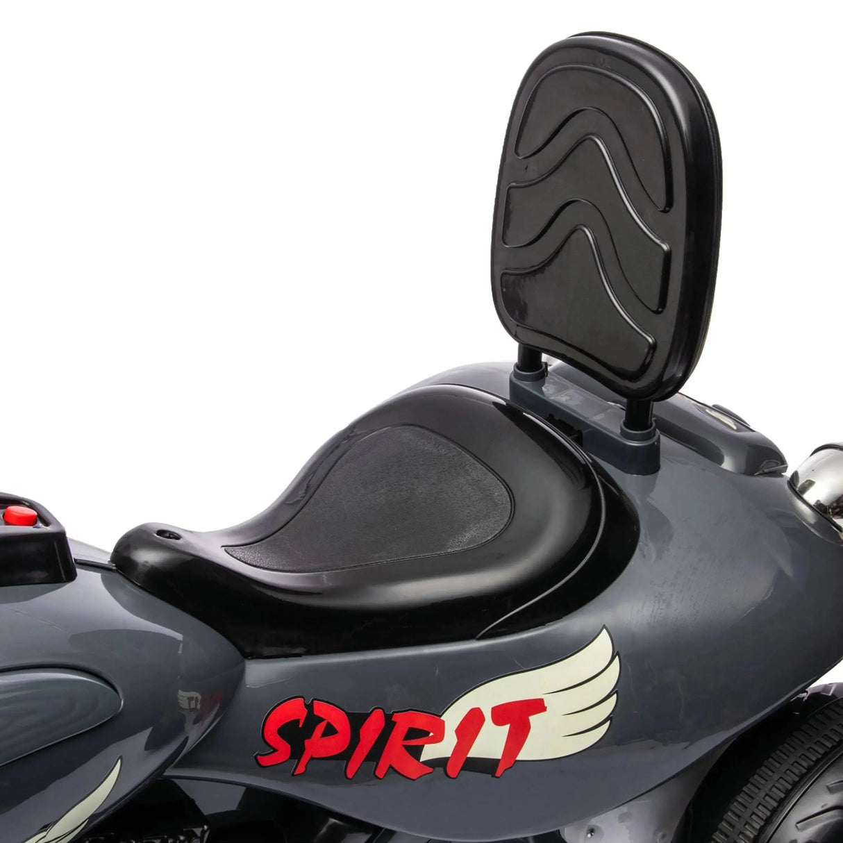 12V 35W Kids 3-Wheel Chopper-Style Cruiser Ride-On Motorcycle with LED Lights