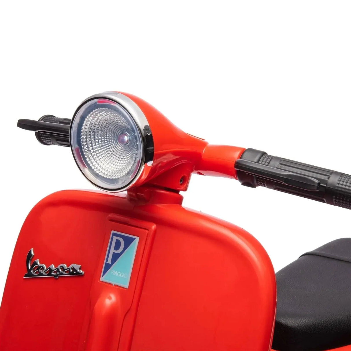 12V Vespa Electric Ride-On Scooter with LED Lights, Music
