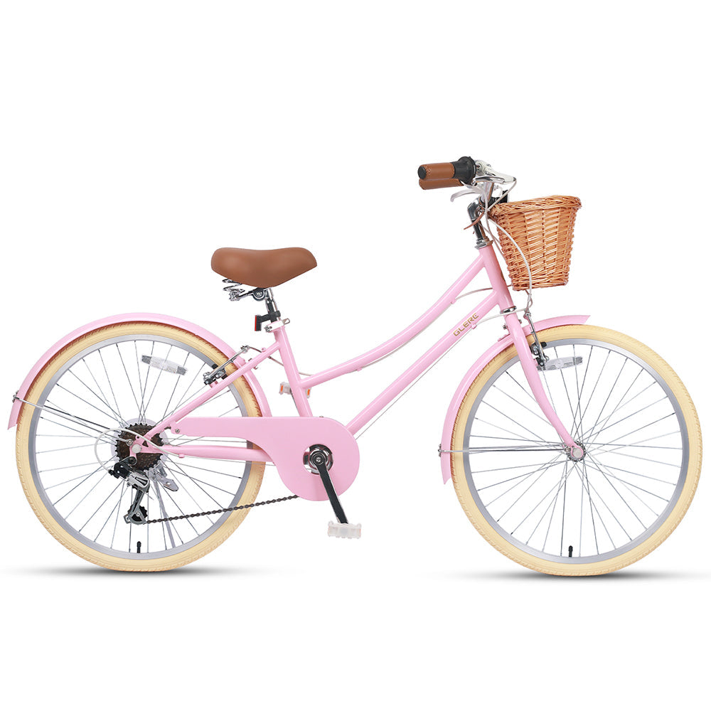 Glerc 24" Beach Cruiser Bike Kids Hybrid Bike - Missy