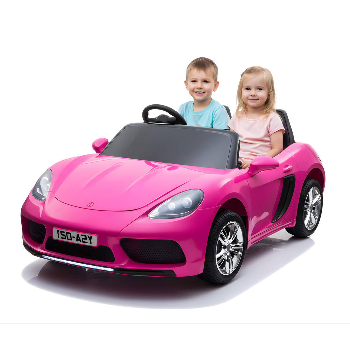 Pink 24V/180W SuperSport XXL Big Kids Ride-On Car W/ Real Rubber Tires & Brushless Motor