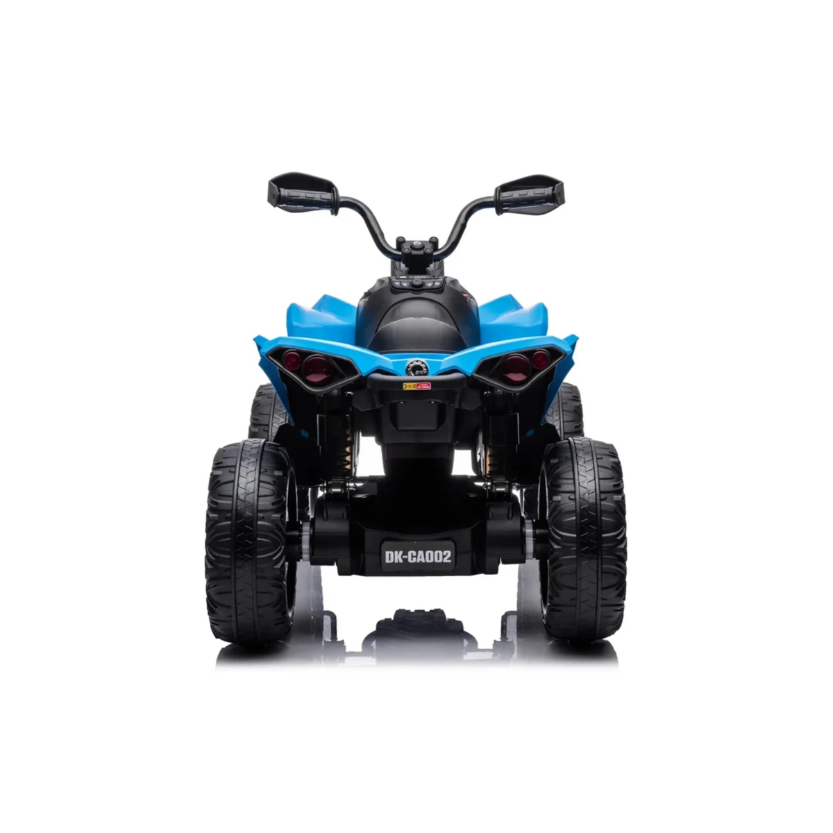 Blue 24V Can-Am Renegade 4X4 Premium Edition Ride-On Quad ATV for Kids with EVA Tires, Lights, Music