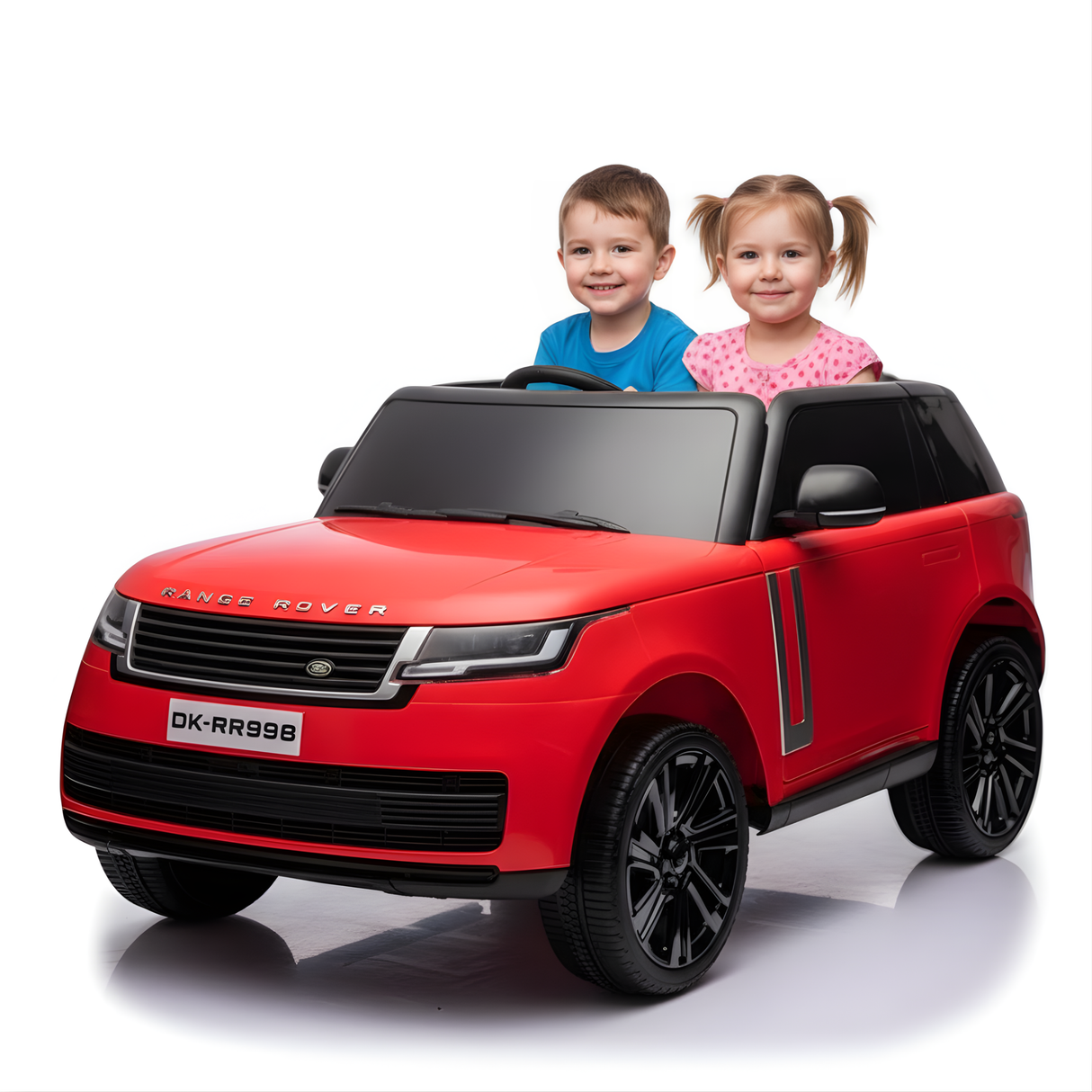 Red 24V Range Rover Ride-On SUV with EVA Wheels, Music & Parental Control
