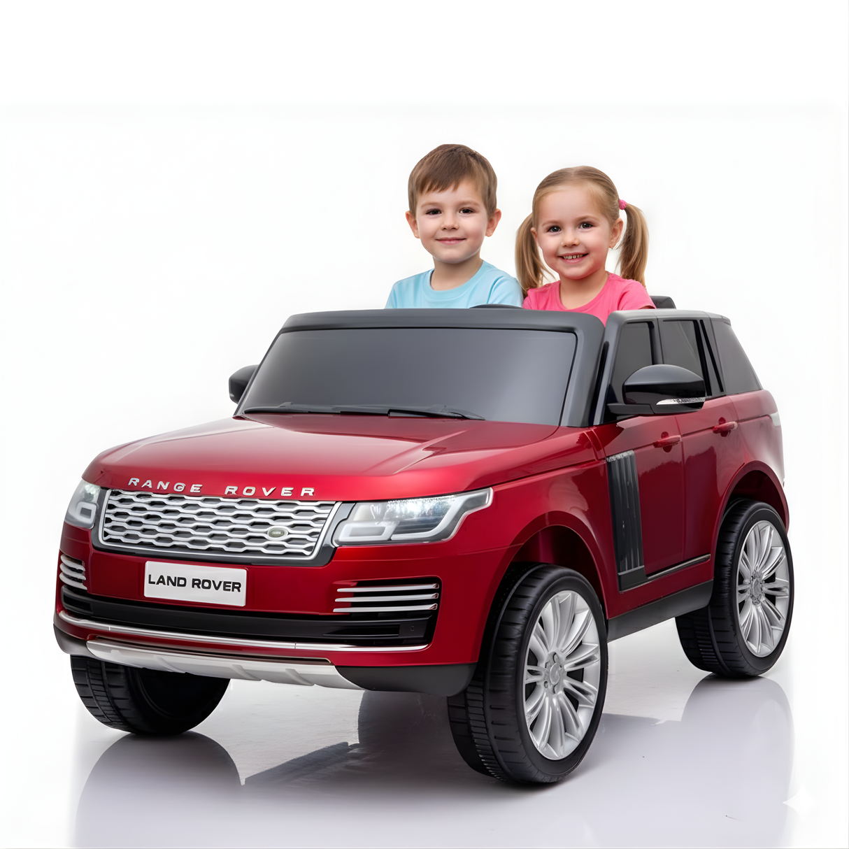 Red 24V XXL Range Rover MP4 Edition Ride-On Car Fully Loaded with EVA Wheels, Music & Remote