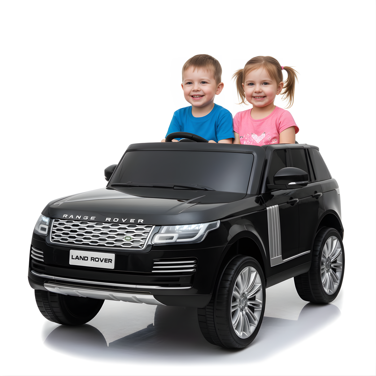 Black 24V XXL Range Rover MP4 Edition Ride-On Car Fully Loaded with EVA Wheels, Music & Remote