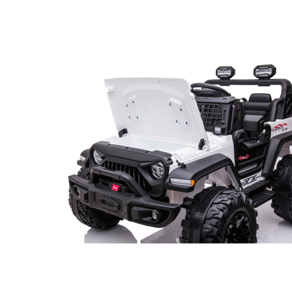 White 24V/2WD Xtreme Edition Ride on Truck