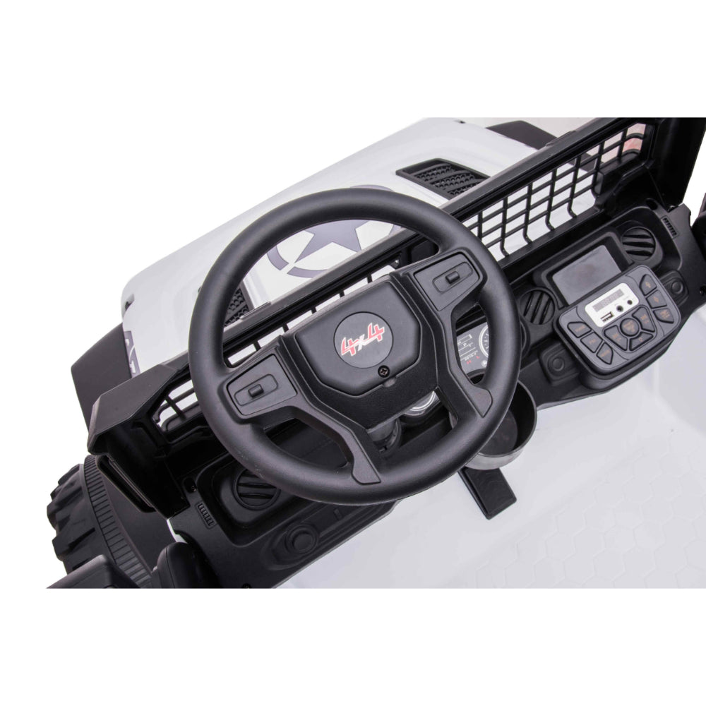 White 24V/2WD Xtreme Edition Ride on Truck