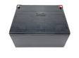 The Power Up Your Ride: 24V 10AH Battery for Cars, ATVs, Buggies, and UTVs is a large rectangular battery featuring two top-side terminal posts (one red, one black) against a white background, ideal for ATVs and ride-on cars.