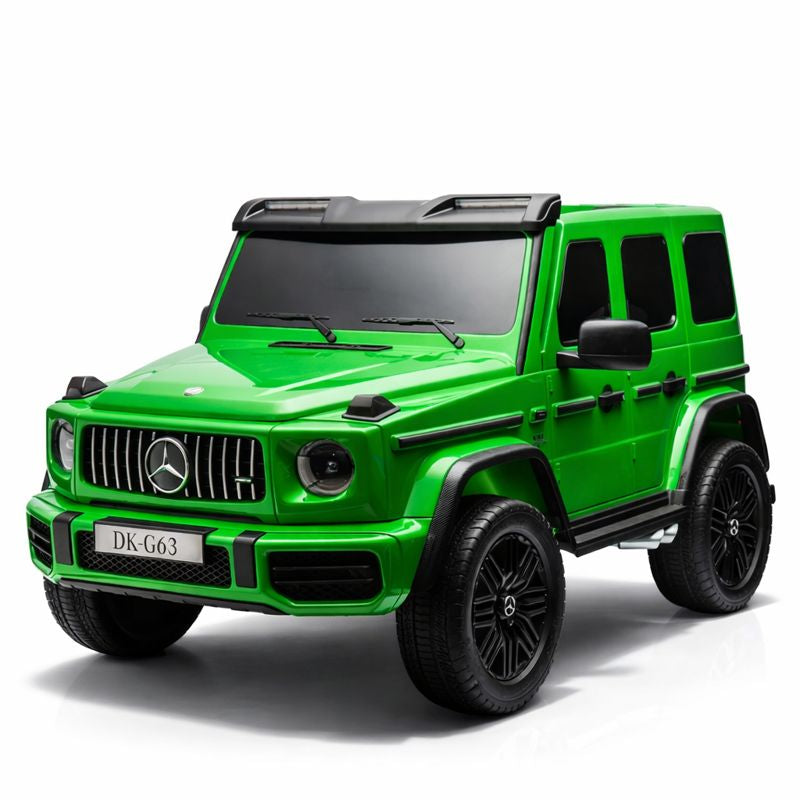 Green 2x24V/4WD Platinum XXL Mercedes G63 Ride On Truck with MP4, EVA Wheels & Leather Seats