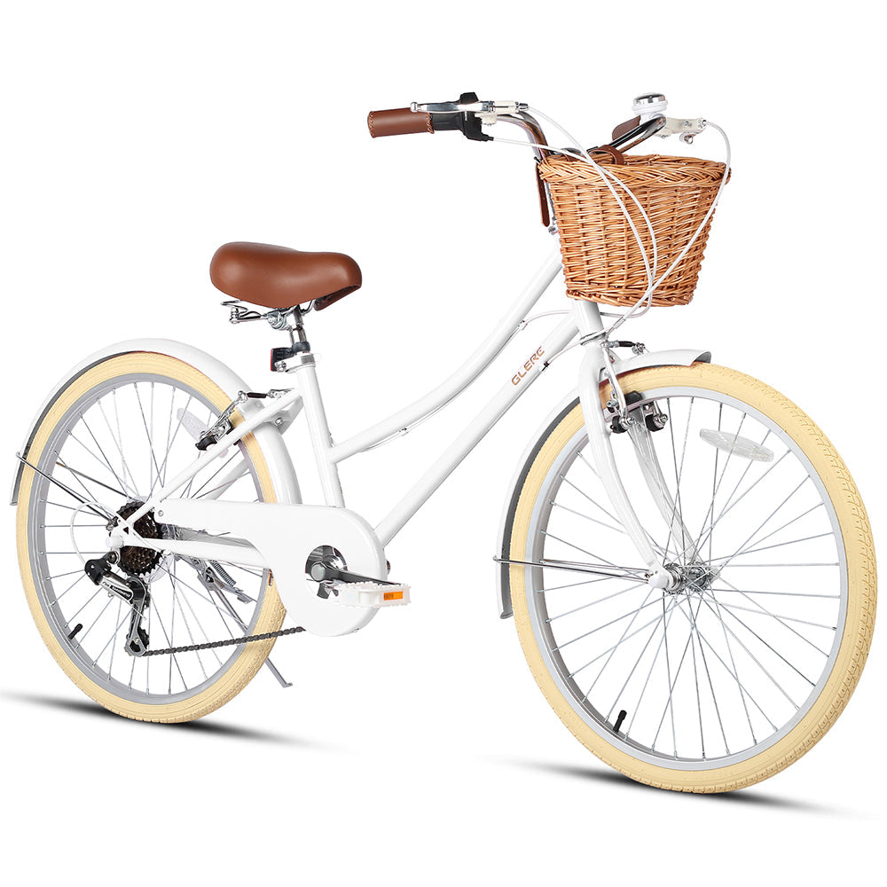 Glerc 24" Beach Cruiser Bike Kids Hybrid Bike - Missy