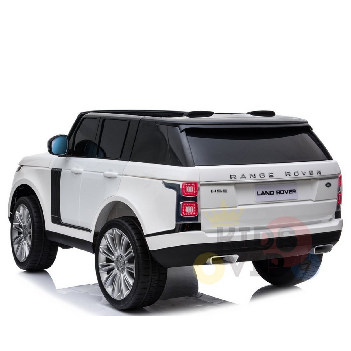 White 24V XXL Range Rover MP4 Edition Ride-On Car Fully Loaded with EVA Wheels, Music & Remote