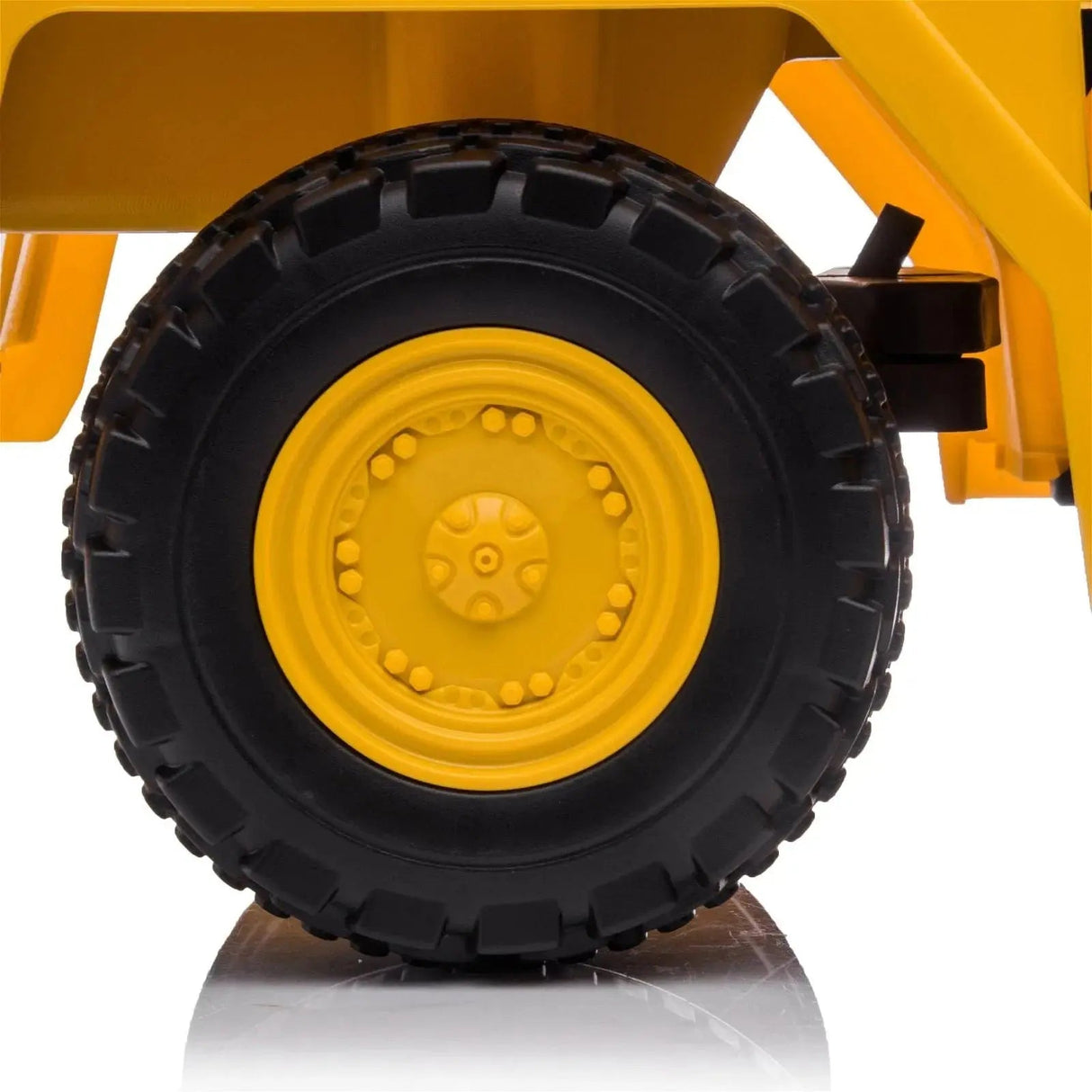 6V CAT Ride-On Dump Truck with LED Light, Dump Bed