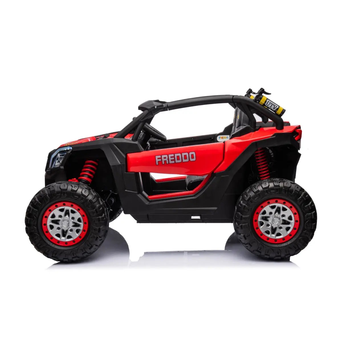 24V Kids Storm 4X4 2-Seater UTV with EVA Tires, Emergency Siren, Lights, Music, Remote