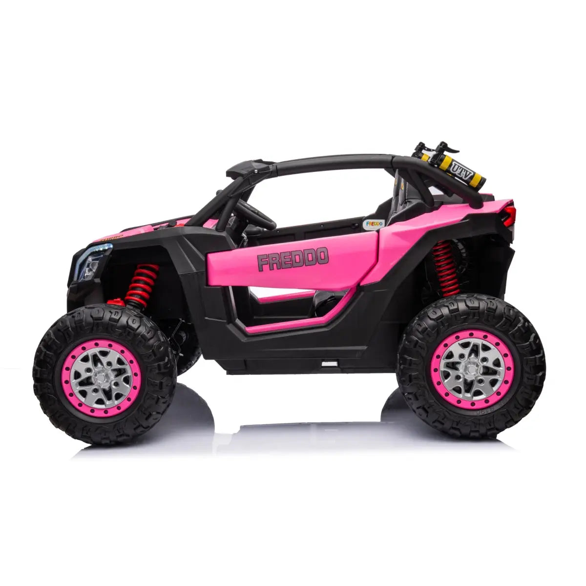 24V Kids Storm 4X4 2-Seater UTV with EVA Tires, Emergency Siren, Lights, Music, Remote