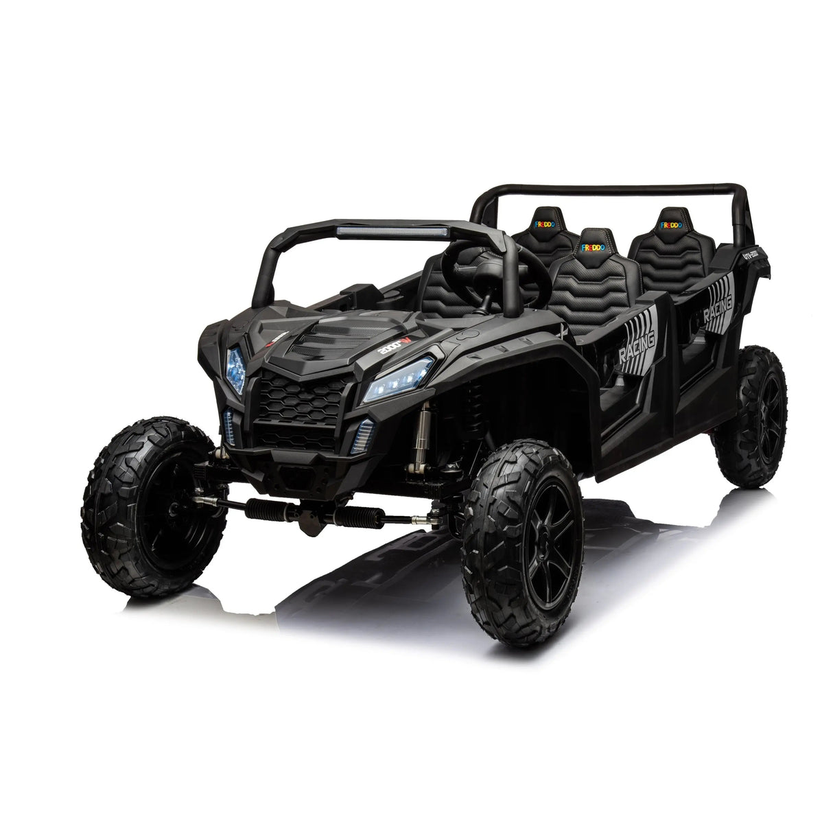 48V 14Ah Beast XL Dune Buggy UTV — World's Fastest 4-Seater Kids Ride-On with Tubeless Rubber Tires, 600W Brushless Motor, Precision Differential