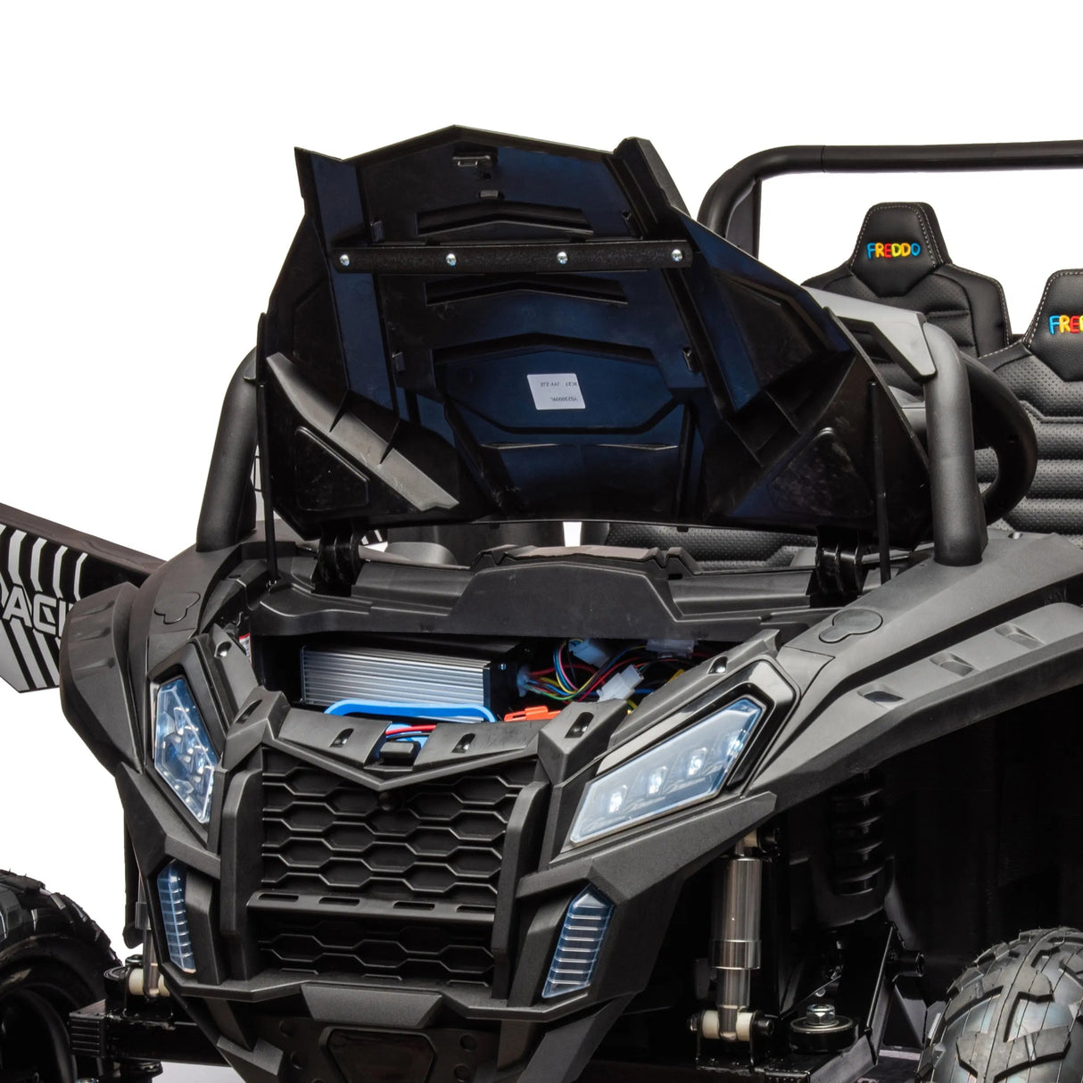 48V 14Ah Beast XL Dune Buggy UTV — World's Fastest 4-Seater Kids Ride-On with Tubeless Rubber Tires, 600W Brushless Motor, Precision Differential