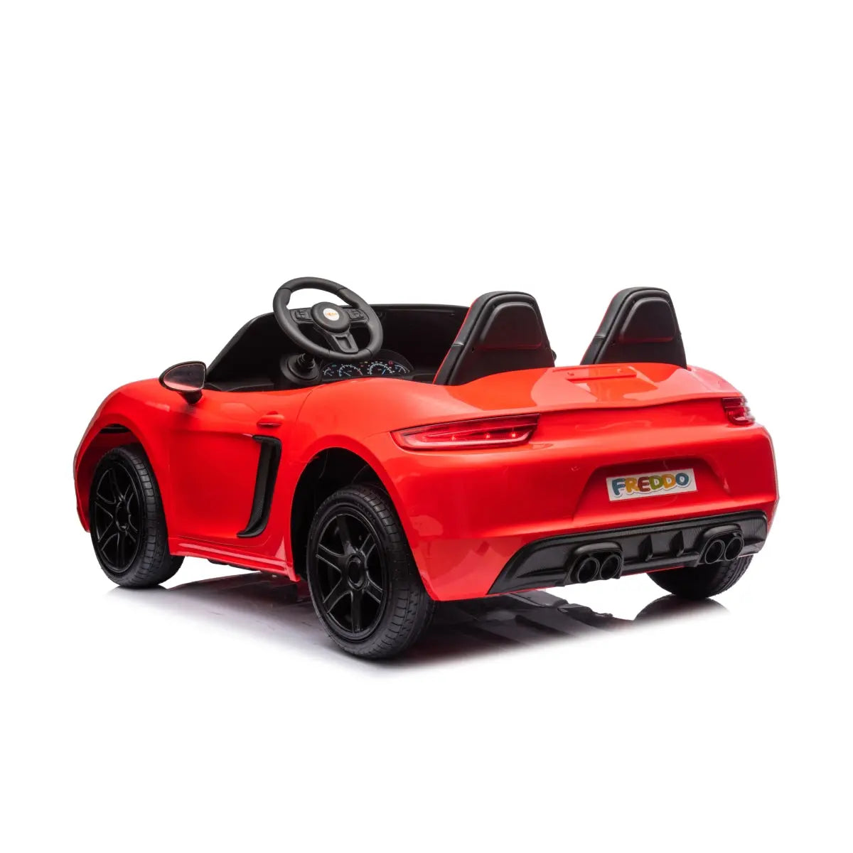 48V 14Ah Rocket Supercar — World's Fastest 2-Seater Kids Ride-On with Tubeless Rubber Tires, 600W Brushless Motor, Precision Differential