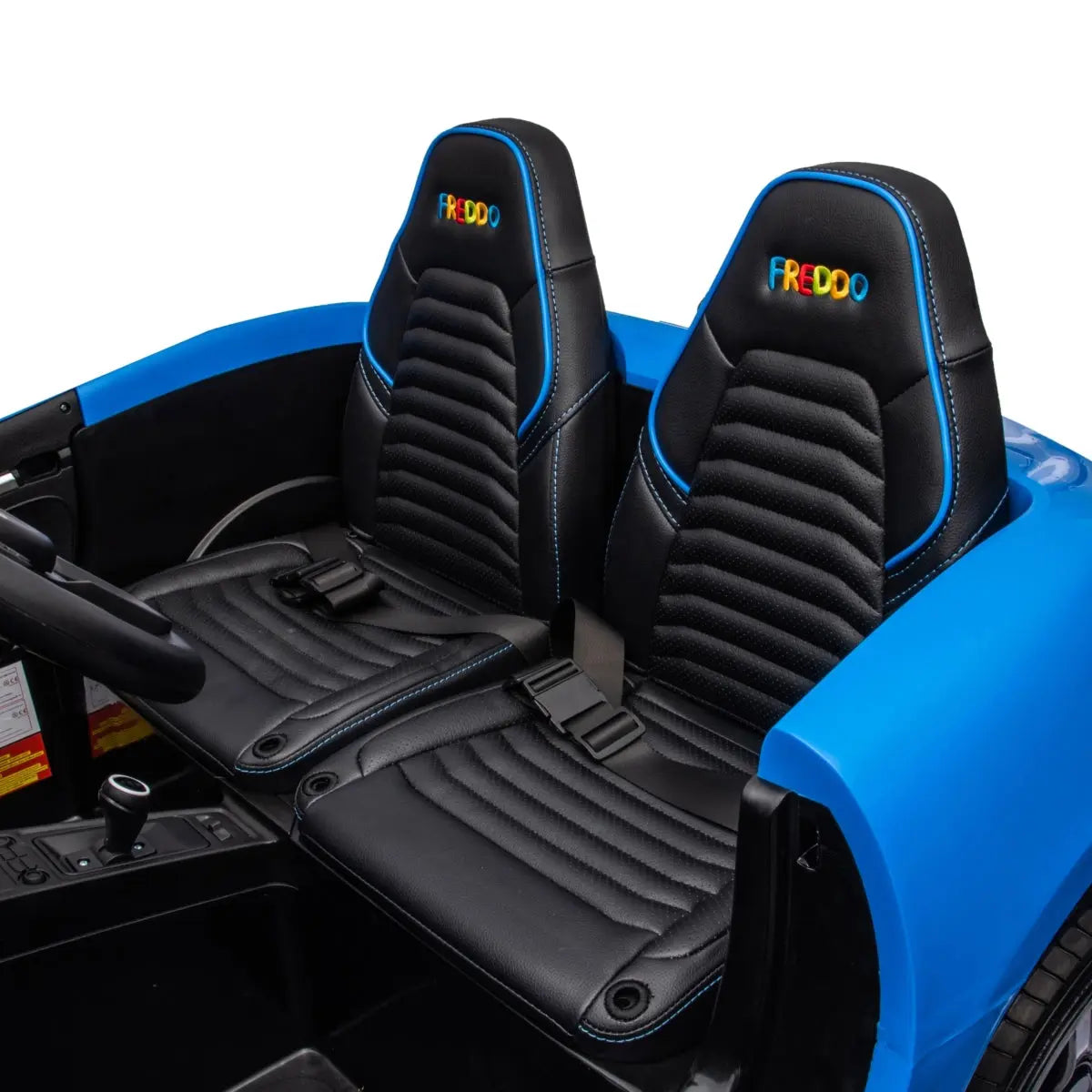 48V 14Ah Rocket Supercar — World's Fastest 2-Seater Kids Ride-On with Tubeless Rubber Tires, 600W Brushless Motor, Precision Differential