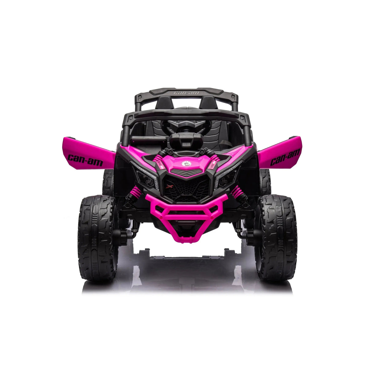 24V Can-Am Maverick 1-Seater 4X4 Kids UTV with EVA Tires, LED Lights, Music, Remote