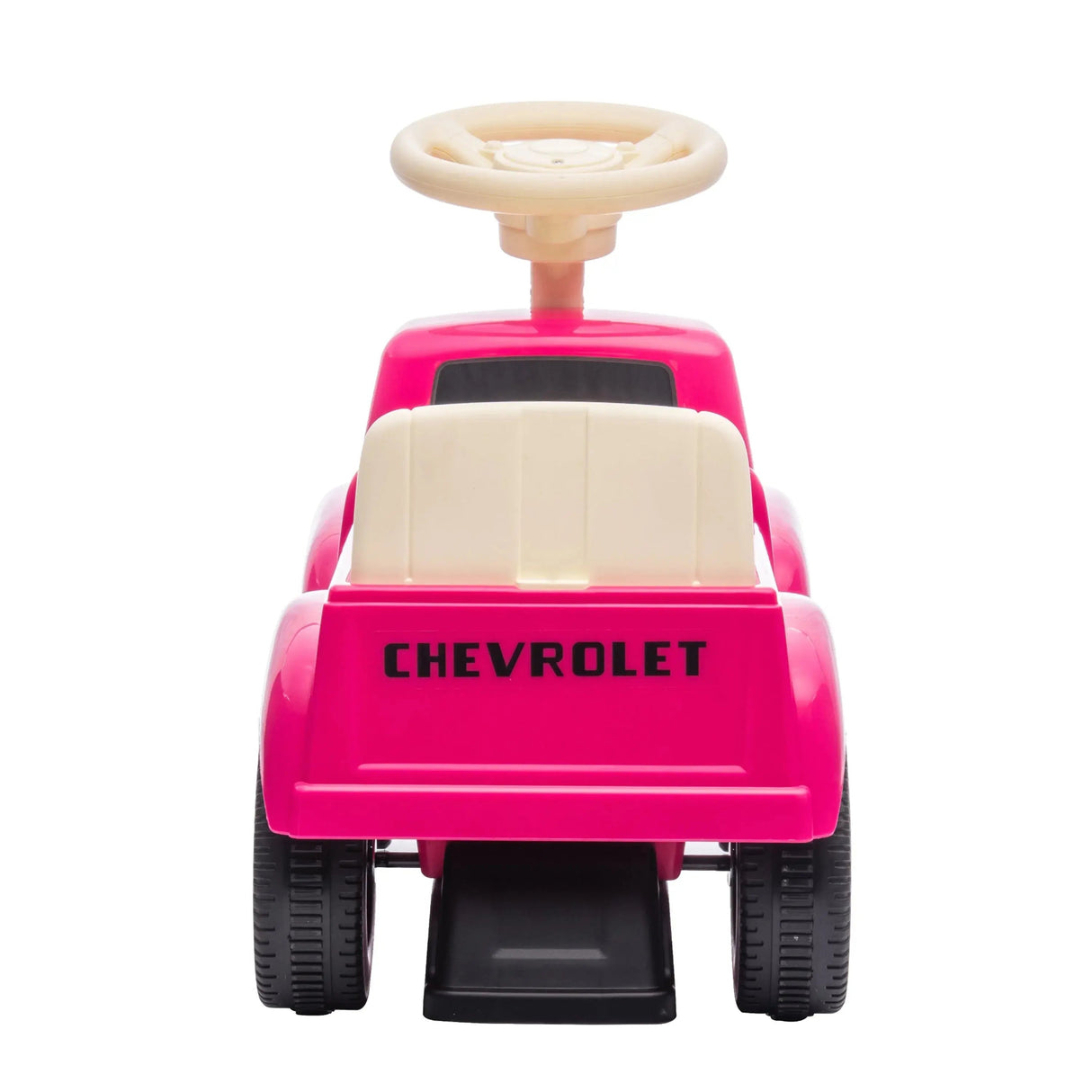 Toddlers Chevrolet 3100 Vintage Foot-To-Floor Ride-On Push Car with Music, Storage