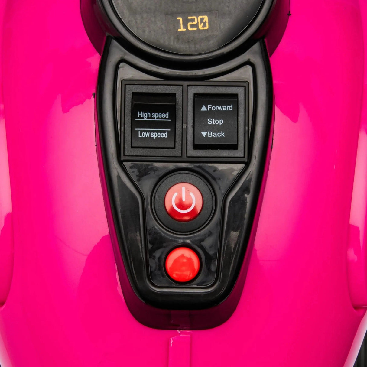 12V 35W Kids 3-Wheel Chopper-Style Cruiser Ride-On Motorcycle with LED Lights