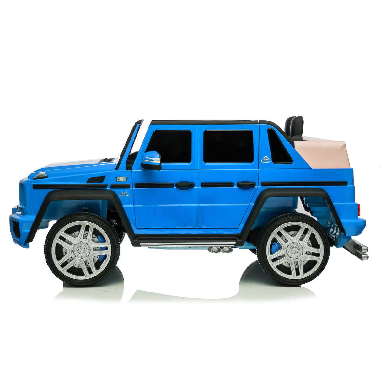 12V Mercedes Maybach G650 Landaulet 1-Seater 4X4 Ride-On Truck with EVA Tires, LED Lights, Music, Remote