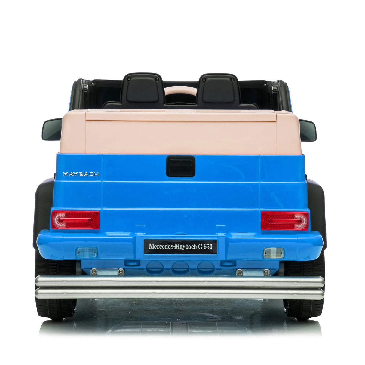 12V Mercedes Maybach G650 Landaulet 1-Seater 4X4 Ride-On Truck with EVA Tires, LED Lights, Music, Remote