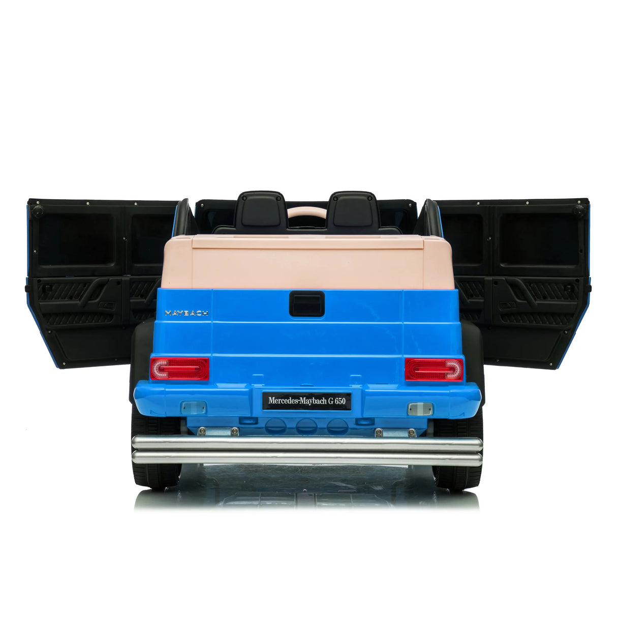 12V Mercedes Maybach G650 Landaulet 1-Seater 4X4 Ride-On Truck with EVA Tires, LED Lights, Music, Remote