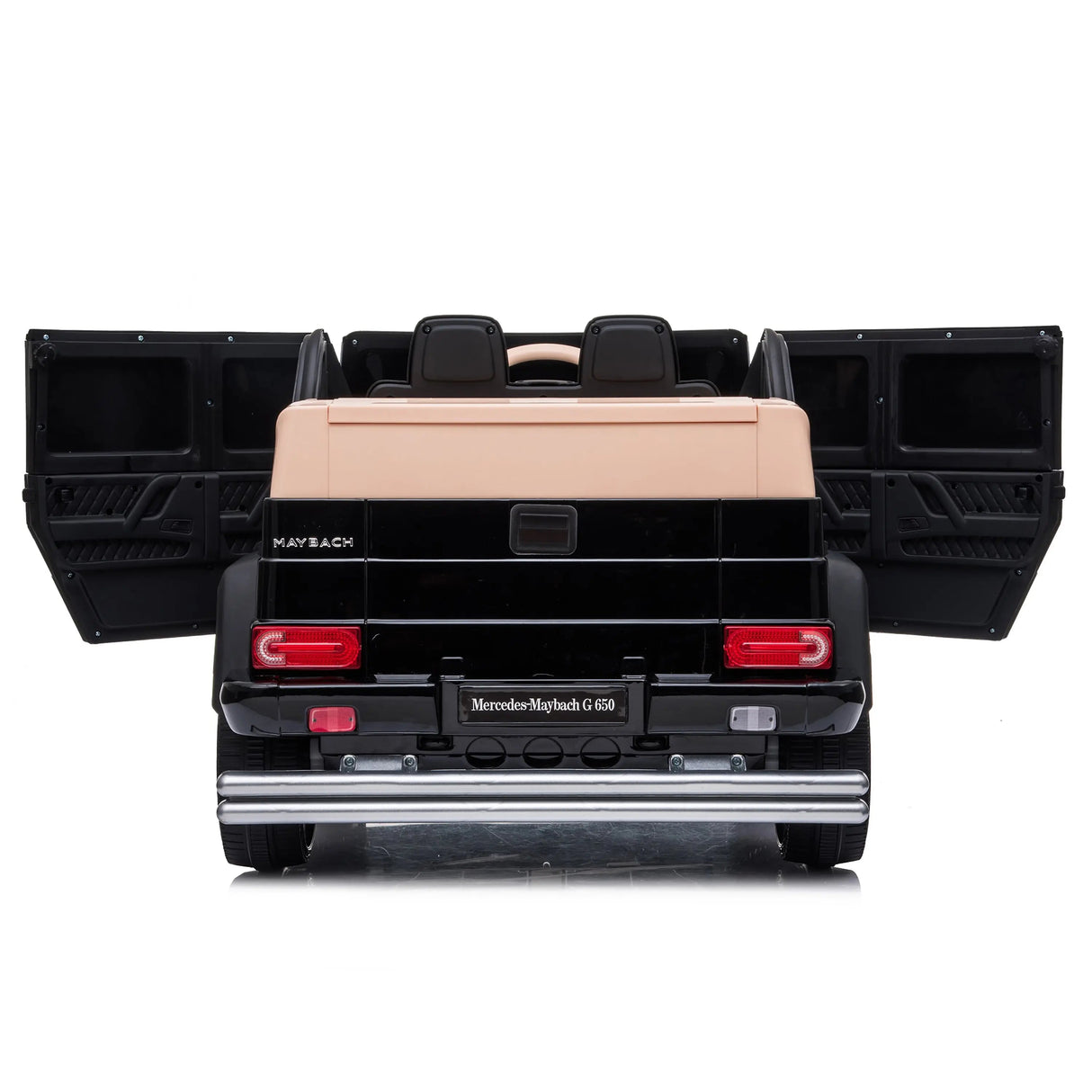 12V Mercedes Maybach G650 Landaulet 1-Seater 4X4 Ride-On Truck with EVA Tires, LED Lights, Music, Remote