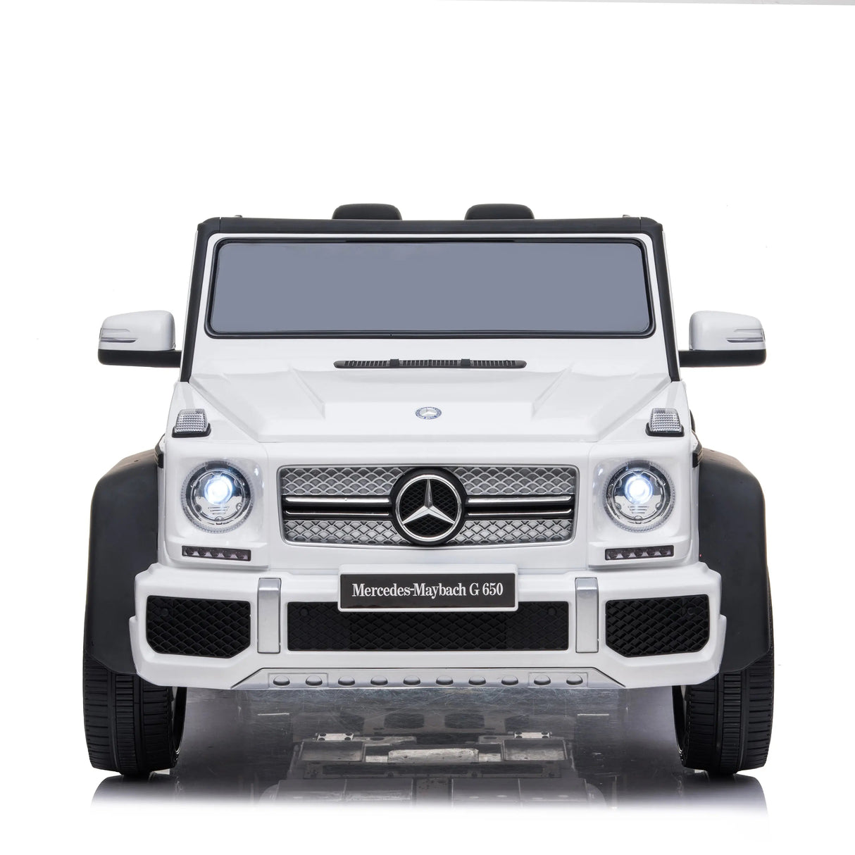 12V Mercedes Maybach G650 Landaulet 1-Seater 4X4 Ride-On Truck with EVA Tires, LED Lights, Music, Remote