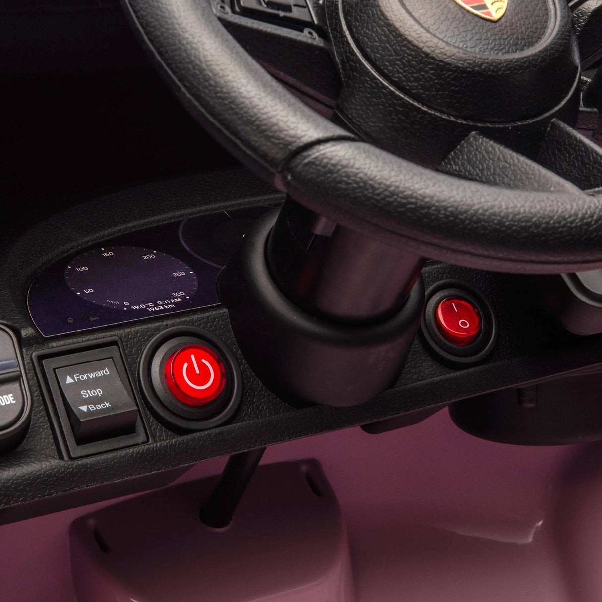 24V Porsche Macan Turbo EV Ride-On SUV with EVA Tires, LED Lights, Music, Remote