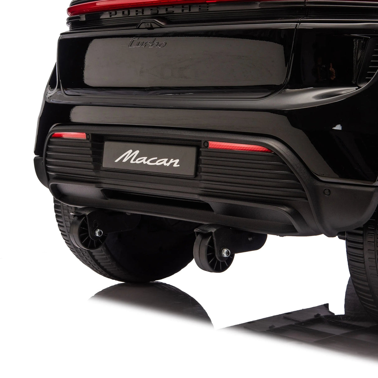 24V Porsche Macan Turbo EV Ride-On SUV with EVA Tires, LED Lights, Music, Remote