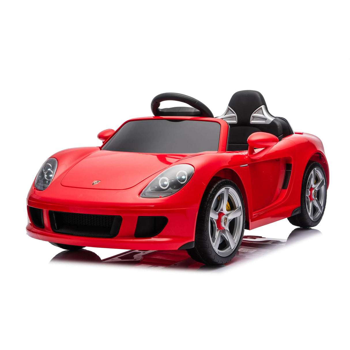 12V Porsche Carrera GT 1-Seater Ride-On Car with EVA Tires, Music, Remote