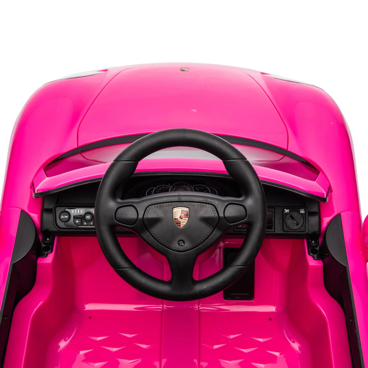 12V Porsche Carrera GT 1-Seater Ride-On Car with EVA Tires, Music, Remote