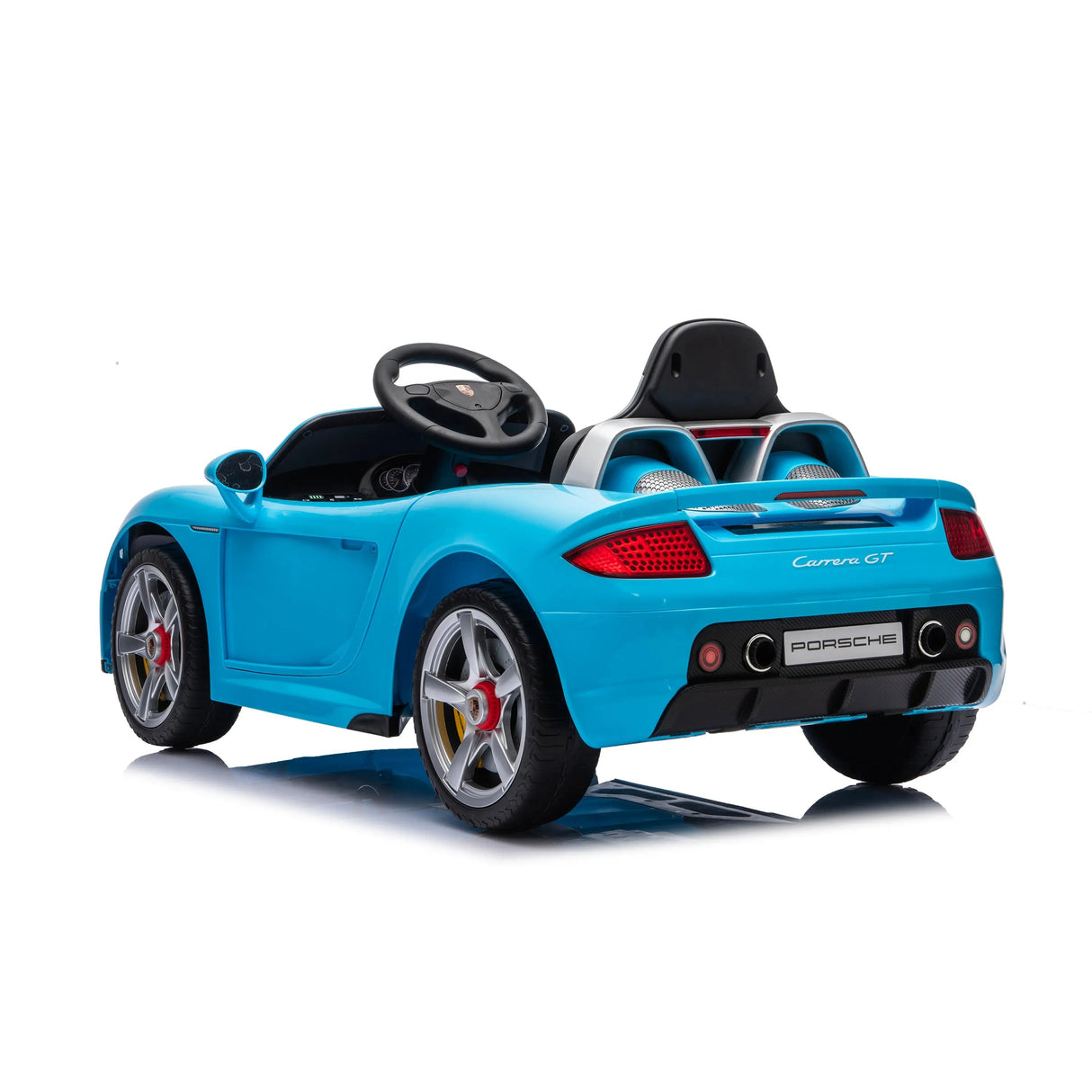12V Porsche Carrera GT 1-Seater Ride-On Car with EVA Tires, Music, Remote
