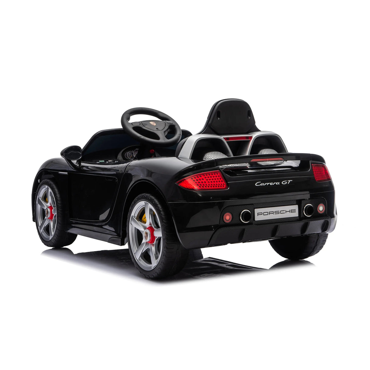 12V Porsche Carrera GT 1-Seater Ride-On Car with EVA Tires, Music, Remote