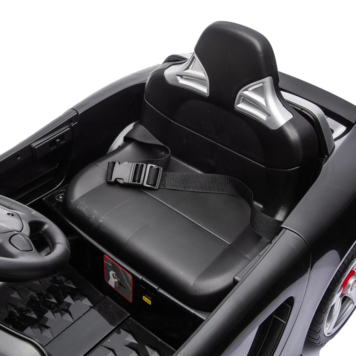 12V Porsche Carrera GT 1-Seater Ride-On Car with EVA Tires, Music, Remote
