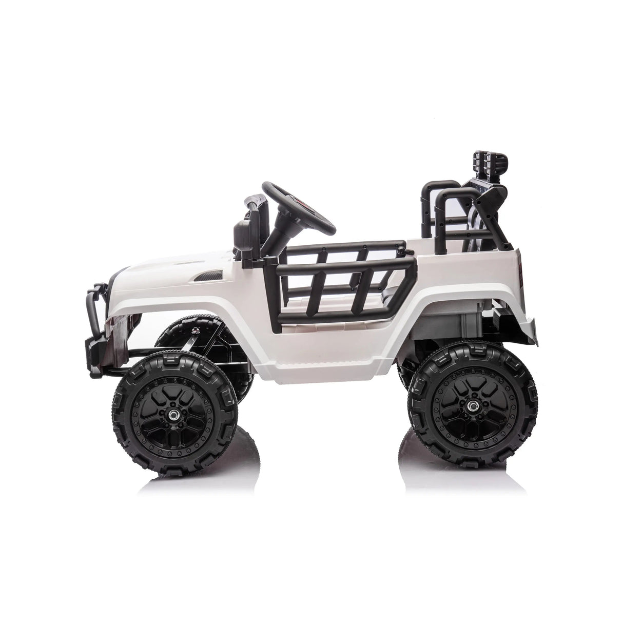 12V Kids Ranger 4X4 Ride-On Jeep-Style Truck with EVA Tires, LED Lights, Music, Remote