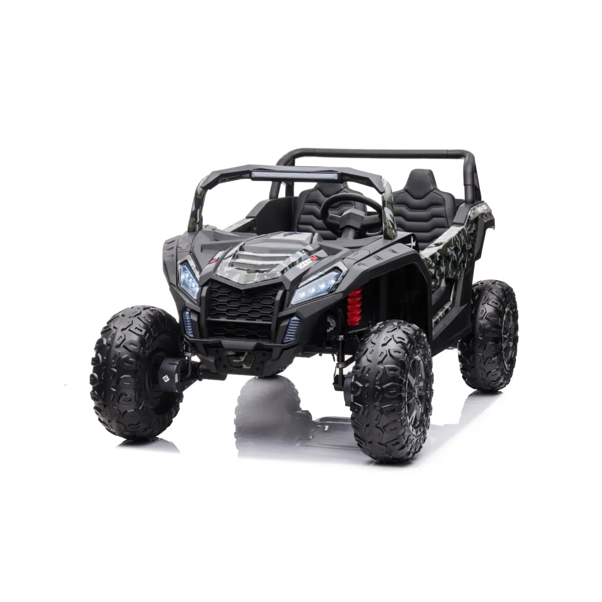 24V Dune Buggy Buccaneer 2-Seater 4X4 Ride-On UTV with EVA Tires, LED Lights, Music, Remote