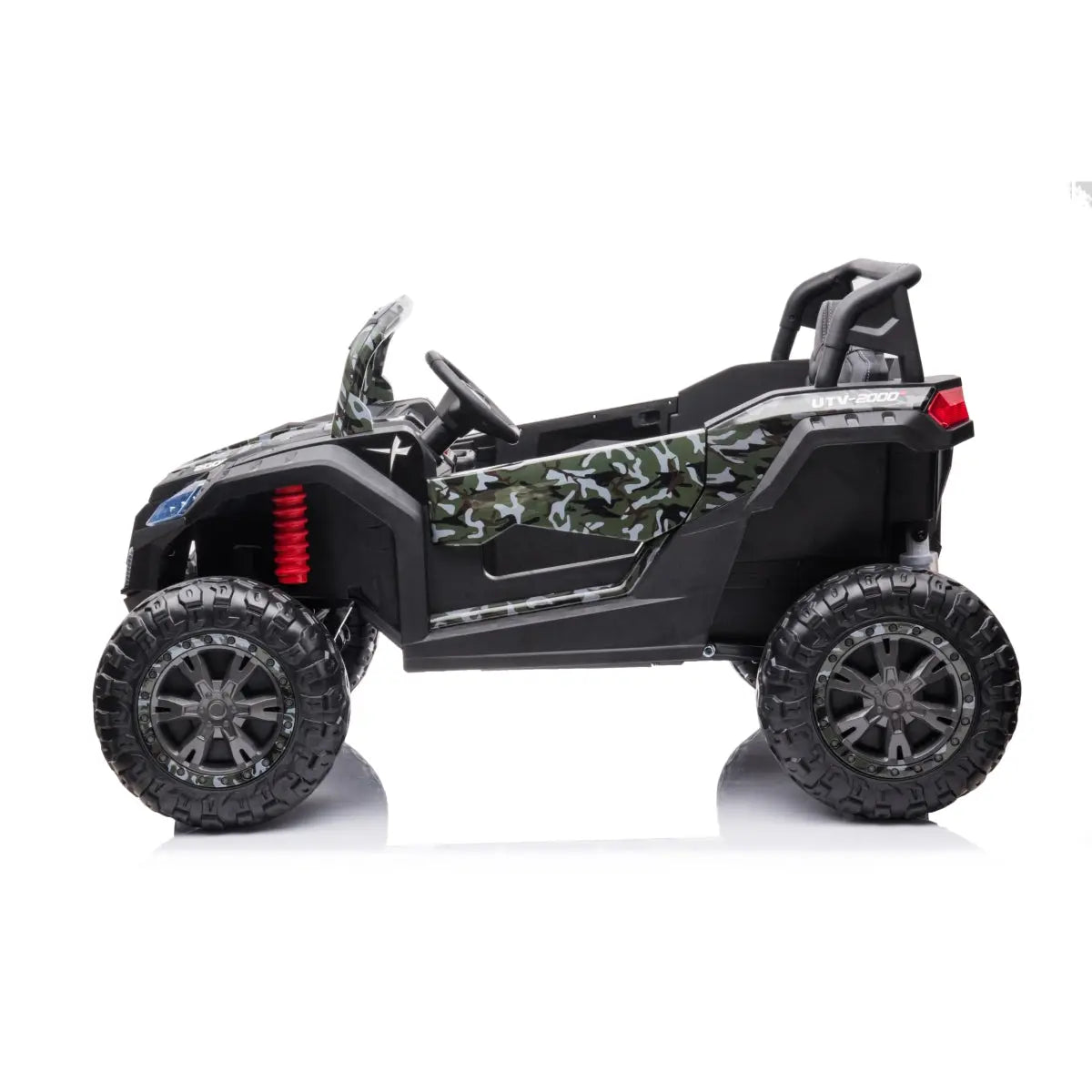 24V Dune Buggy Buccaneer 2-Seater 4X4 Ride-On UTV with EVA Tires, LED Lights, Music, Remote