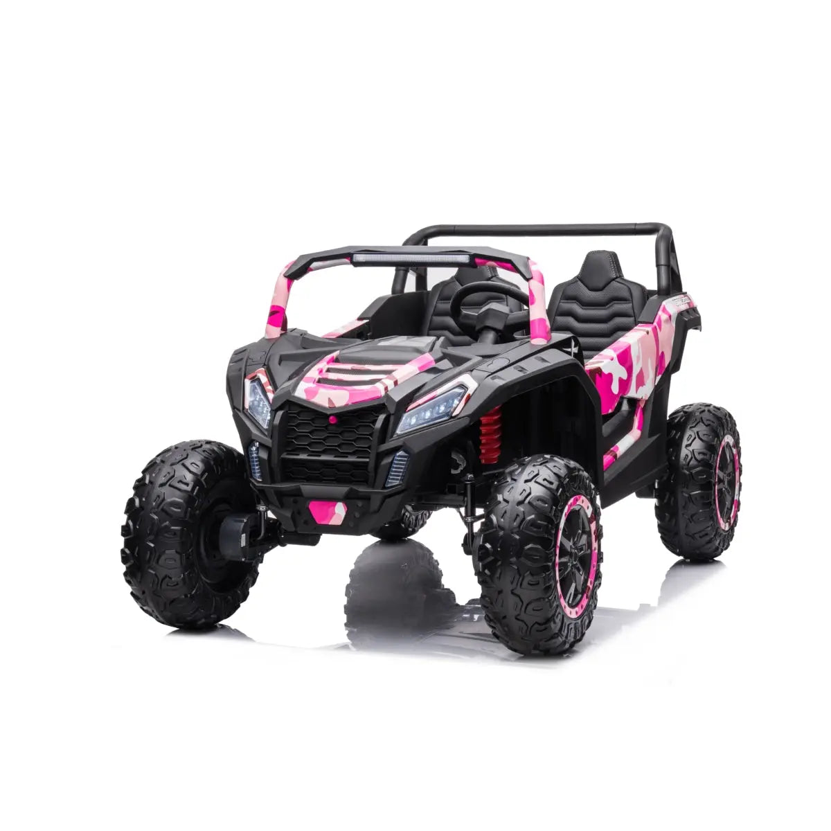24V Dune Buggy Buccaneer 2-Seater 4X4 Ride-On UTV with EVA Tires, LED Lights, Music, Remote