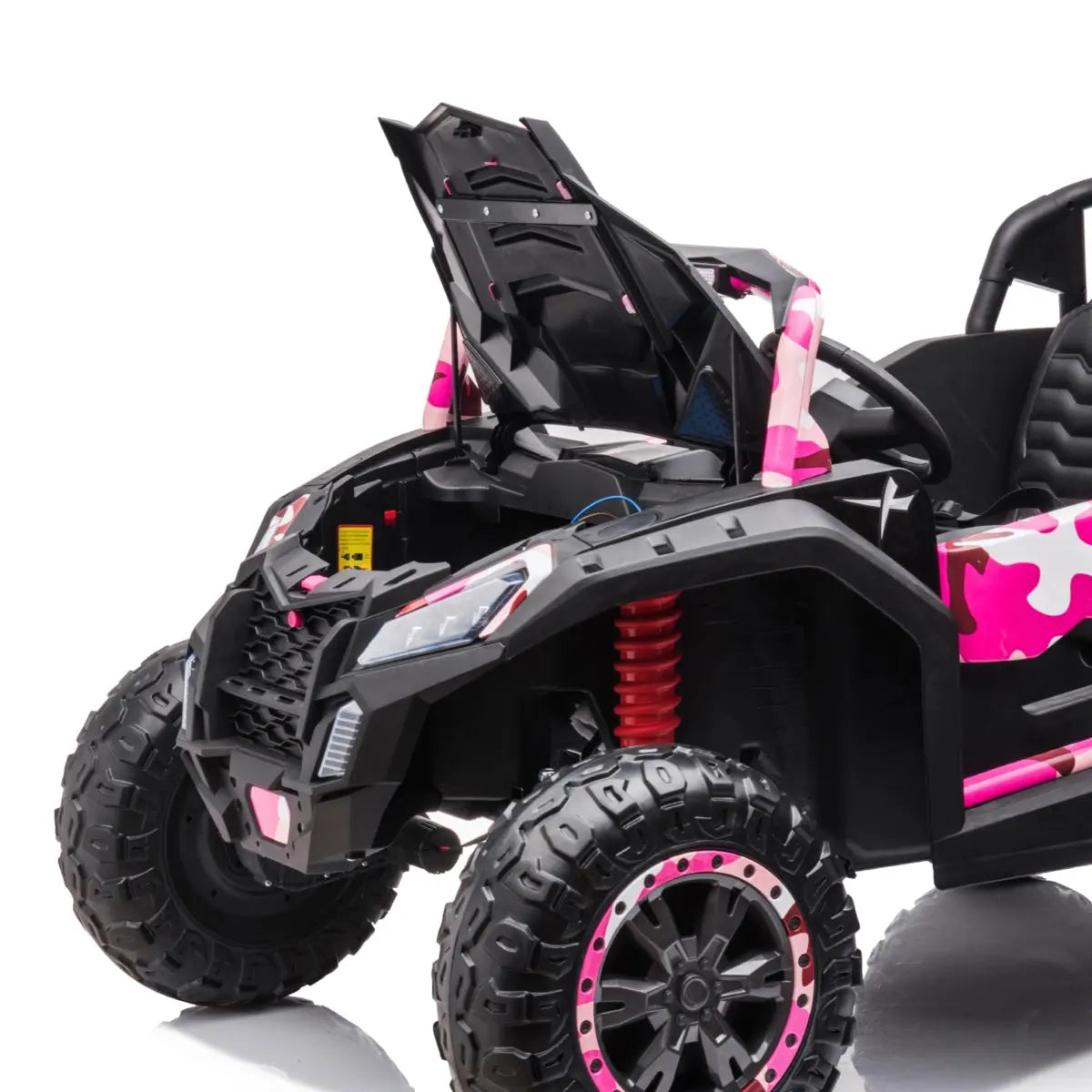 24V Dune Buggy Buccaneer 2-Seater 4X4 Ride-On UTV with EVA Tires, LED Lights, Music, Remote