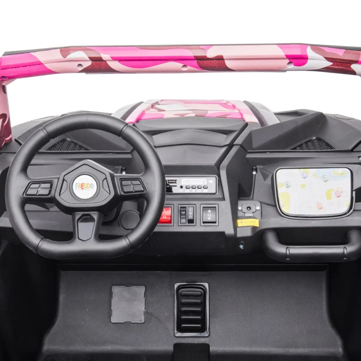 24V Dune Buggy Buccaneer 2-Seater 4X4 Ride-On UTV with EVA Tires, LED Lights, Music, Remote