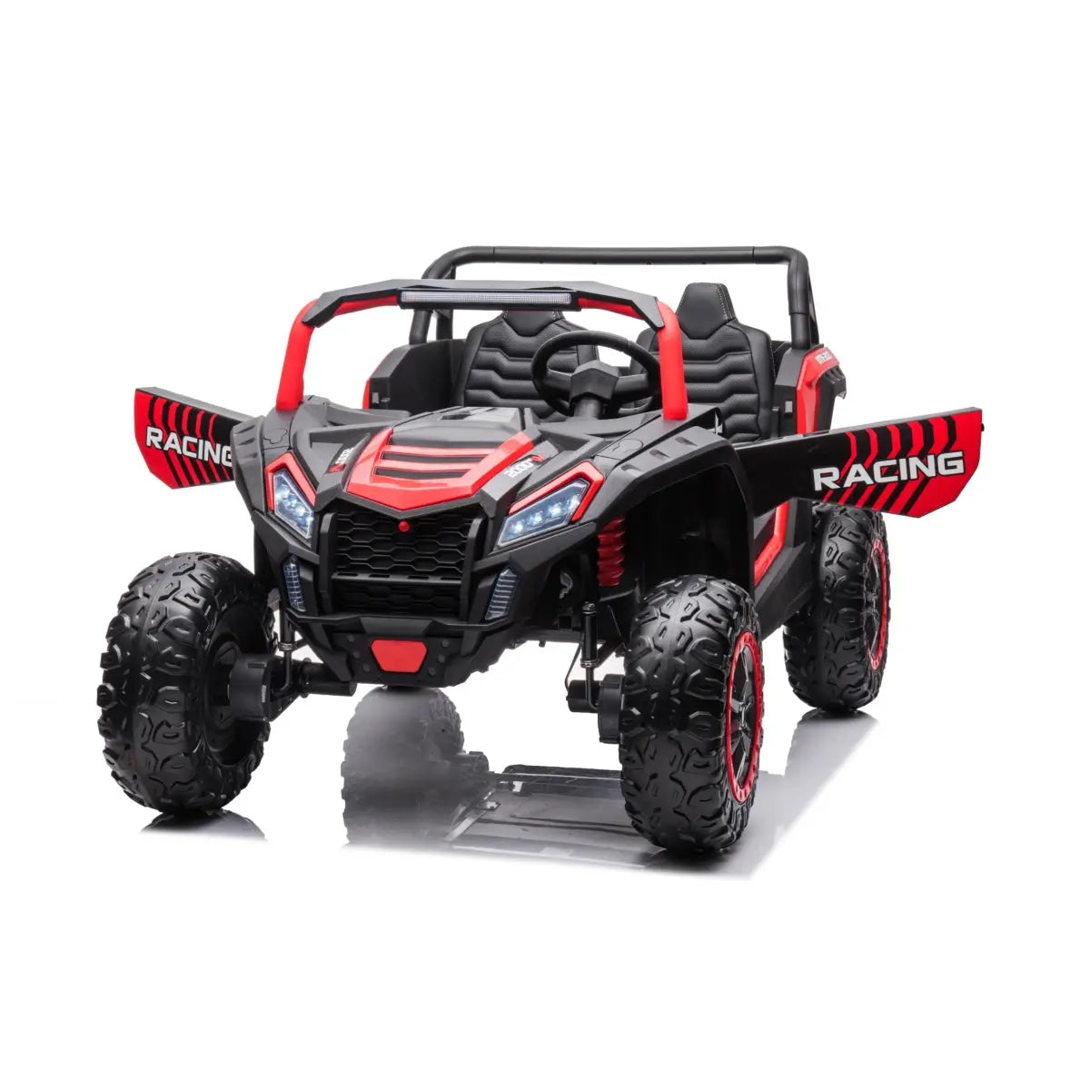 24V Dune Buggy Buccaneer 2-Seater 4X4 Ride-On UTV with EVA Tires, LED Lights, Music, Remote
