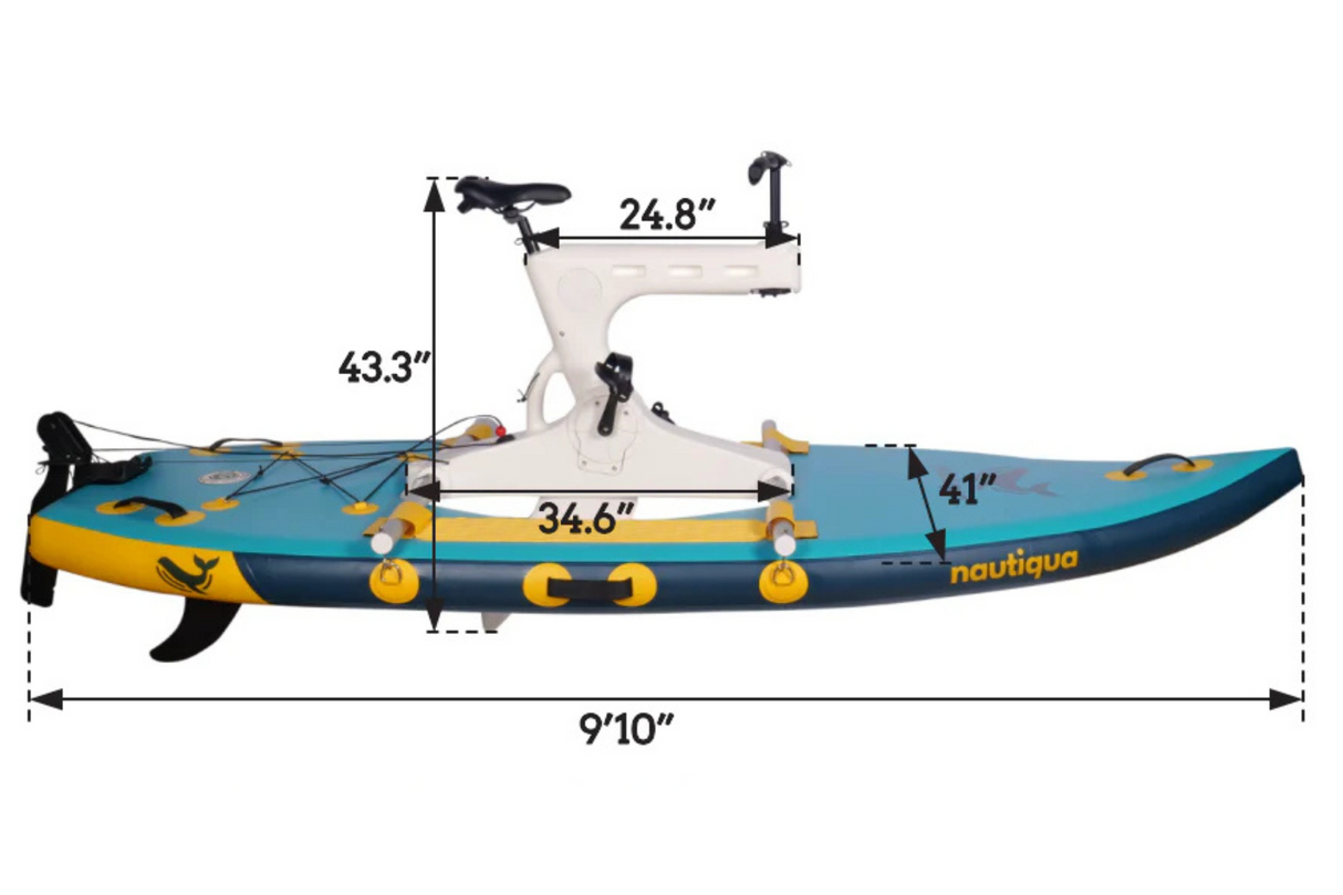 Nautiqua | BELIZE | Premium Paddleboard Water Bike