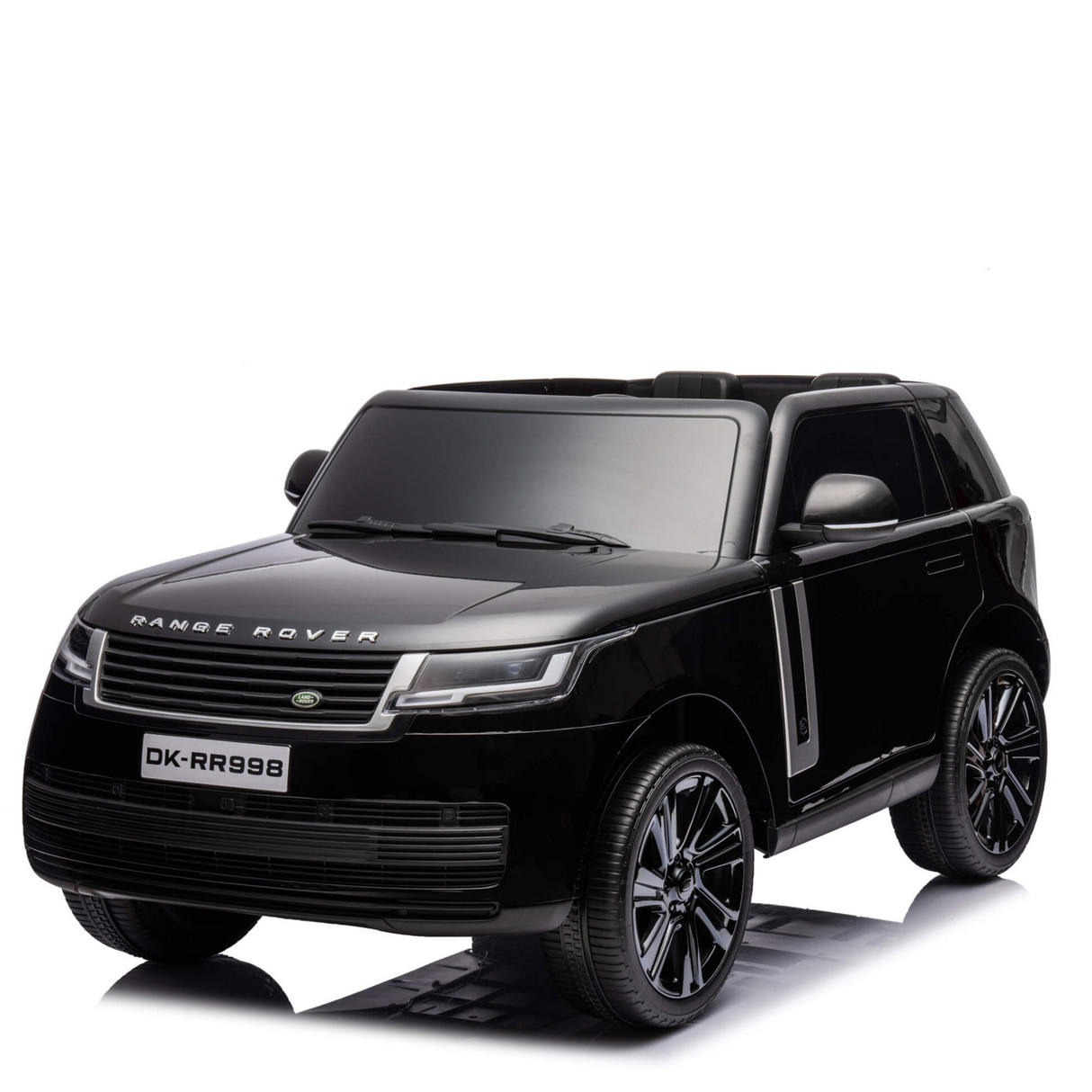 Black 24V Range Rover Ride-On SUV with EVA Wheels, Music & Parental Control