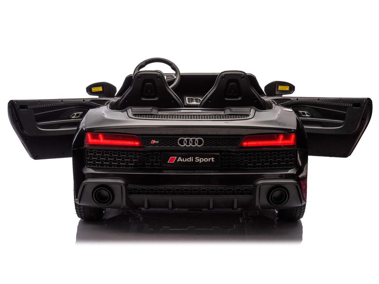 Black 24V/200W Giant Limited Edition Audi R8 Spyder 2 Seater Ride on Car