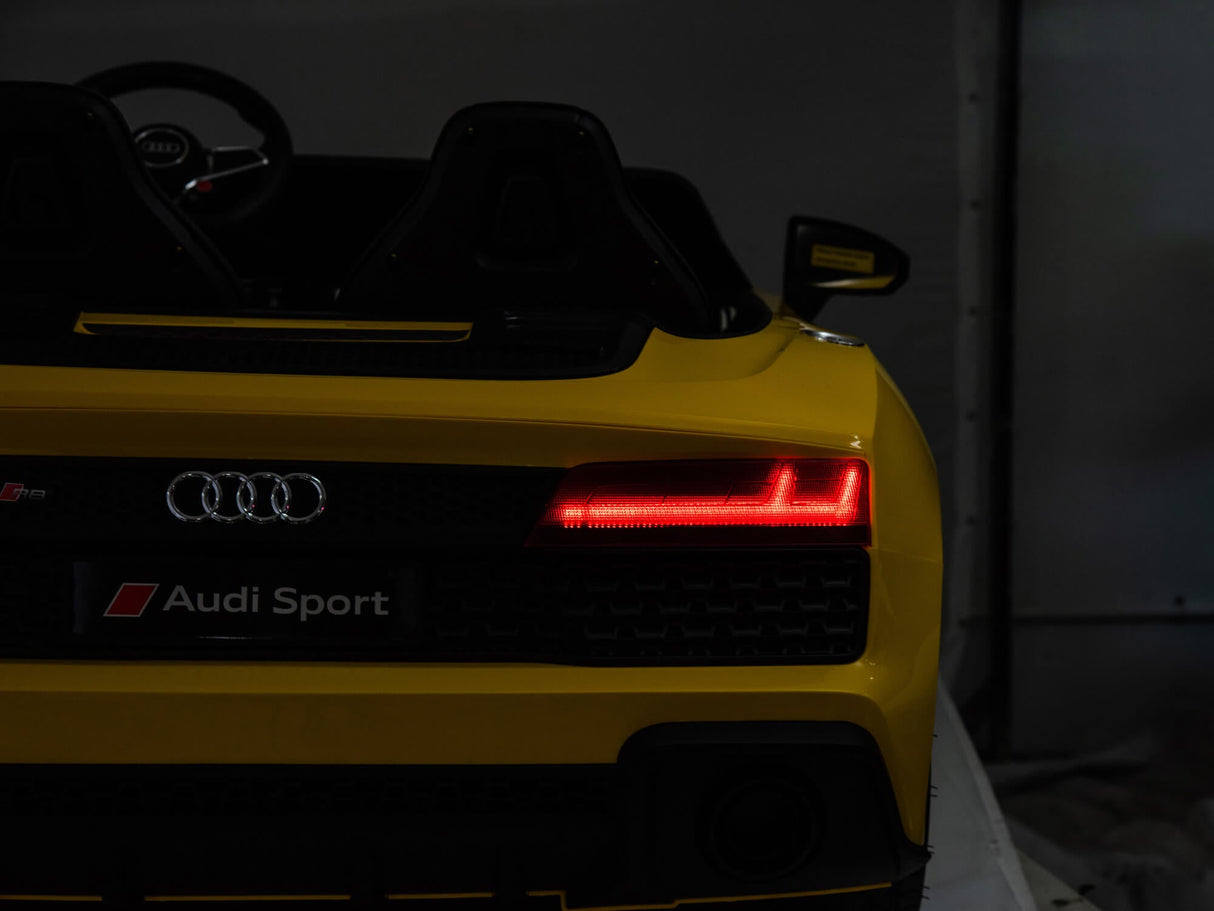 Black 24V/200W Giant Limited Edition Audi R8 Spyder 2 Seater Ride on Car