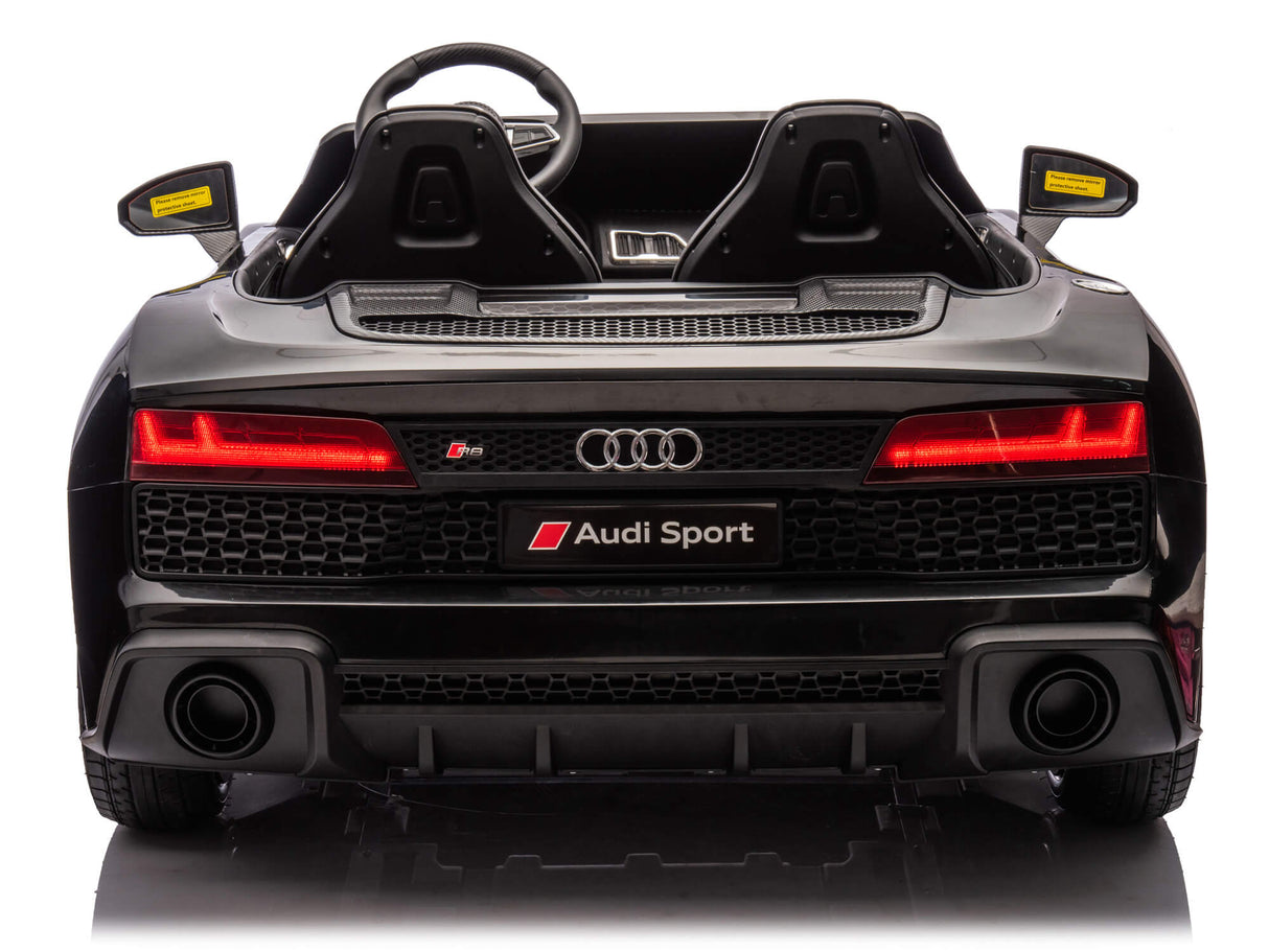 Black 24V/200W Giant Limited Edition Audi R8 Spyder 2 Seater Ride on Car
