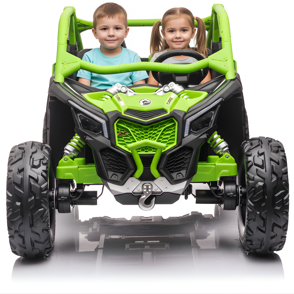 Green 2x24V/2WD Official Can-Am Maverick Ride on Buggy, LX Performance